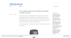 Desktop Screenshot of effectivetech.wordpress.com