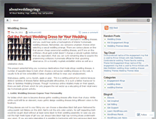 Tablet Screenshot of aboutweddingrings.wordpress.com