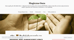 Desktop Screenshot of magicznaoaza.wordpress.com