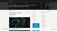 Desktop Screenshot of martygumblesworth.wordpress.com