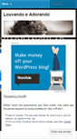 Mobile Screenshot of louvandoeadorando.wordpress.com