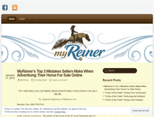 Tablet Screenshot of myreiner.wordpress.com