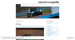 Desktop Screenshot of nineelevenophilia.wordpress.com