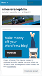 Mobile Screenshot of nineelevenophilia.wordpress.com