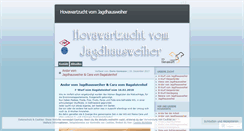 Desktop Screenshot of jagdhausweiher.wordpress.com