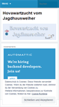 Mobile Screenshot of jagdhausweiher.wordpress.com