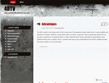 Tablet Screenshot of 4dtv.wordpress.com