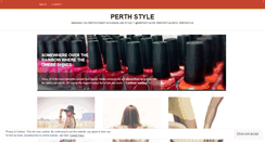 Desktop Screenshot of perthstyle.wordpress.com