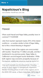 Mobile Screenshot of napalicious.wordpress.com