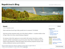 Tablet Screenshot of napalicious.wordpress.com