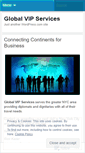 Mobile Screenshot of globalvipservice.wordpress.com