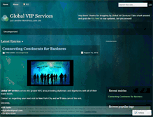 Tablet Screenshot of globalvipservice.wordpress.com