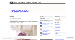 Desktop Screenshot of foreverma.wordpress.com