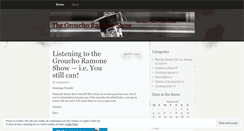 Desktop Screenshot of grouchoramoneshow.wordpress.com