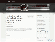 Tablet Screenshot of grouchoramoneshow.wordpress.com