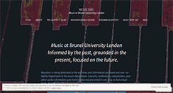 Desktop Screenshot of musicbru.wordpress.com