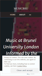 Mobile Screenshot of musicbru.wordpress.com