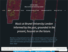 Tablet Screenshot of musicbru.wordpress.com