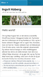 Mobile Screenshot of ingvil.wordpress.com