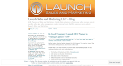 Desktop Screenshot of launchsalesandmarketing.wordpress.com