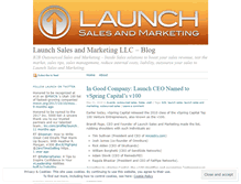 Tablet Screenshot of launchsalesandmarketing.wordpress.com