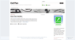 Desktop Screenshot of exitplan.wordpress.com