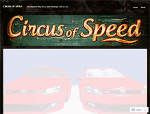 Tablet Screenshot of circusofspeed.wordpress.com