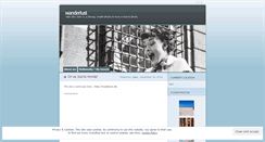 Desktop Screenshot of inwanderlust.wordpress.com
