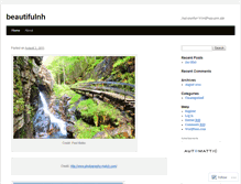 Tablet Screenshot of beautifulnh.wordpress.com