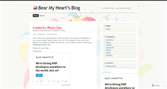 Desktop Screenshot of bearmyheart.wordpress.com