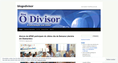 Desktop Screenshot of blogodivisor.wordpress.com