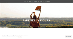 Desktop Screenshot of farebellafigura.wordpress.com