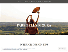 Tablet Screenshot of farebellafigura.wordpress.com