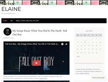 Tablet Screenshot of elainengo.wordpress.com