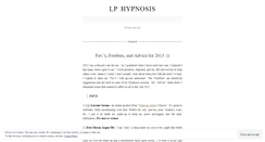 Desktop Screenshot of lphypnosis.wordpress.com