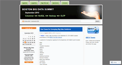 Desktop Screenshot of bostonbigdatasummit.wordpress.com