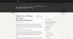 Desktop Screenshot of ampedfantasyblog.wordpress.com