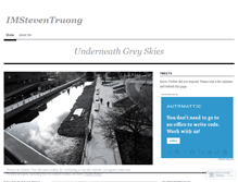 Tablet Screenshot of imsteventruong.wordpress.com