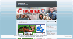 Desktop Screenshot of gsstrojantalk.wordpress.com