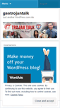 Mobile Screenshot of gsstrojantalk.wordpress.com