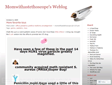 Tablet Screenshot of momwithastethoscope.wordpress.com
