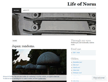 Tablet Screenshot of normrockwell.wordpress.com