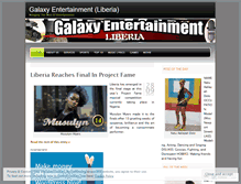 Tablet Screenshot of galaxylink.wordpress.com