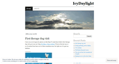 Desktop Screenshot of icydaylight.wordpress.com