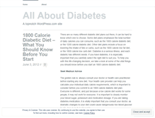 Tablet Screenshot of mariusdiabetes.wordpress.com