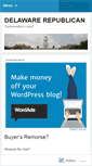 Mobile Screenshot of delawarerepublican.wordpress.com
