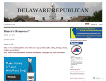 Tablet Screenshot of delawarerepublican.wordpress.com