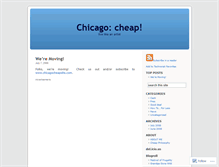 Tablet Screenshot of chicagocheap.wordpress.com