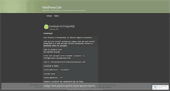 Desktop Screenshot of malaprontalabs.wordpress.com