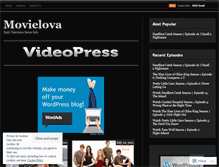 Tablet Screenshot of movielova.wordpress.com